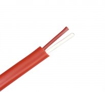 High Temperature 2 Core Flexible Silicone ffc Flexible Flat Cable 