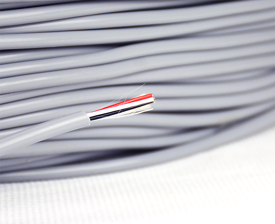 3 Core12 awg Grey FEP Coated Silicone Insulated Cable 2